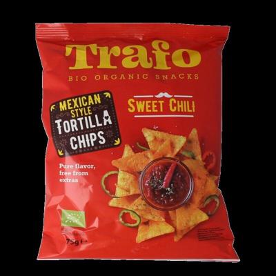 Tortilla chips chili bio 75 Gram Tortilla chips chili bio 75 Gram