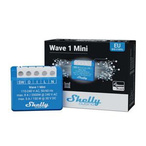 Shelly Qubino Wave 1 Mini Slimme schakelaar Blauw