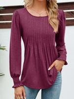 Crew Neck Casual Shirt