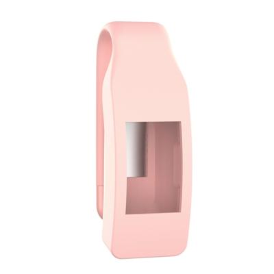 Slimme horloge silicone clip knop beschermende case voor Fitbit Inspire HR (roze)