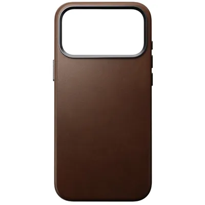 Nomad Traditional lederen hoesje iPhone 17 Pro Max - Brown