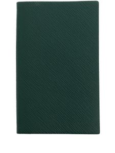 Smythson carnet Panama en cuir - Vert