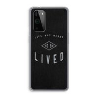 To be lived: OnePlus 9 Pro Transparant Hoesje