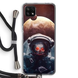 Voyager: Samsung Galaxy A22 5G Transparant Hoesje met koord