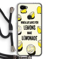 Lemonade: Pixel 3a Transparant Hoesje met koord