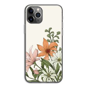 Floral bouquet: iPhone 11 Pro Transparant Hoesje
