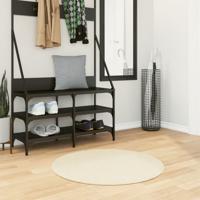 VidaXL Vloerkleed huarte laagpolig zacht wasbaar ø 80 cm crème VidaXL Vloerkleed huarte laagpolig zacht wasbaar ø 80 cm crème