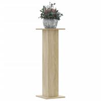 VidaXL Plantenstandaards 2 st 30x30x95 cm bewerkt hout sonoma eiken