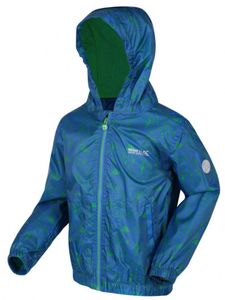 regenjas Muddy Puddle jongens polyester blauw/groen mt 116