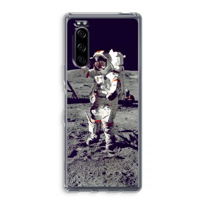 Spaceman: Sony Xperia 5 Transparant Hoesje
