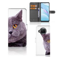 Xiaomi Mi 10T Lite | Telefoonhoesje | Met pasjeshouder | Kat