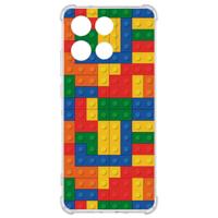 TPU Telefoonhoesje Motorola Moto G56 - Blokken backcover