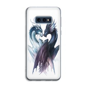 Yin Yang Dragons: Samsung Galaxy S10e Transparant Hoesje