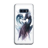 Yin Yang Dragons: Samsung Galaxy S10e Transparant Hoesje Yin Yang Dragons: Samsung Galaxy S10e Transparant Hoesje