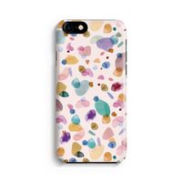 Terrazzo Memphis Pink: Volledig geprint iPhone SE 2020 Hoesje