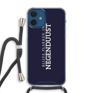 Blijve plakken in Negenduust: iPhone 12 mini Transparant Hoesje met koord