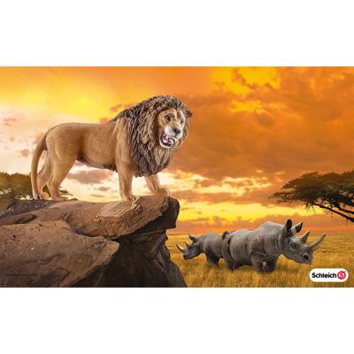 Schleich wild life brullende leeuw 14726