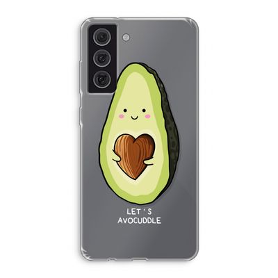 Avocuddle: Samsung Galaxy S21 FE Transparant Hoesje