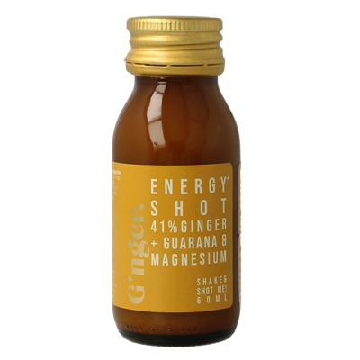 Shot gember vruchtensap guarana energy 60 Milliliter Shot gember vruchtensap guarana energy 60 Milliliter