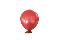 Feestballonnen metallic rood 26 cm professionele kwaliteit - thumbnail