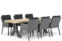 Garden Collections Oxbow/Woodside 240 cm dining tuinset 7-delig