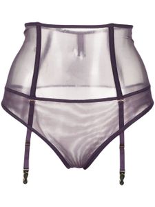 Maison Close culotte L'Amoureuse à taille haute - Violet