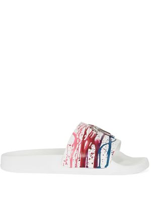 Giuseppe Zanotti claquettes Brett - Blanc