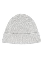 Acne Studios bonnet nervuré en cachemire mélangé - Gris