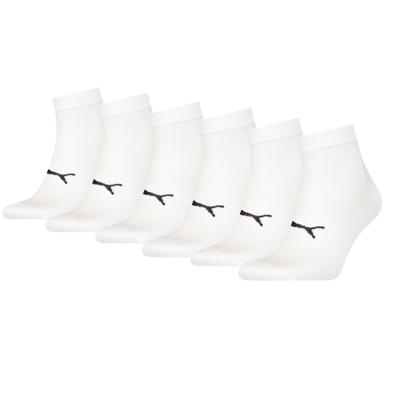 Puma Sport Quartersokken Light 6-pack Wit-43/46