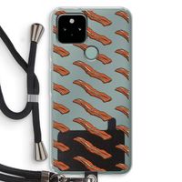Bacon to my eggs #2: Pixel 5 Transparant Hoesje met koord