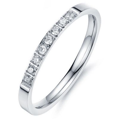LGT Jewels dames ring Edelstaal Zirkonia