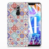 Huawei Mate 20 Lite TPU Siliconen Hoesje Tiles Color - thumbnail