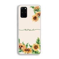Zonnebloemen: Samsung Galaxy S20 Plus Transparant Hoesje