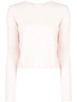 Lisa Yang pull en maille à col rond - Rose