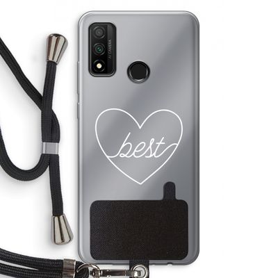 Best heart pastel: Huawei P Smart (2020) Transparant Hoesje met koord