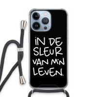 De Sleur: iPhone 13 Pro Transparant Hoesje met koord