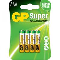 GP Super Alkaline batterijen AAA/LR03 - 4 stuks - thumbnail