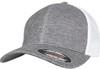 Flexfit FX6511M Retro Trucker Melange Cap - Grey/White Mesh - L/XL