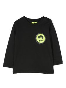 Barrow kids logo-print cotton T-shirt - Noir