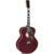 Sigma Guitars GJA-SG200 Translucent Wine Red elektrisch-akoestische westerngitaar met softshell case