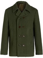 ETRO veste croisée à chevrons - Vert - thumbnail