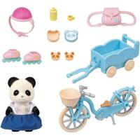 The Girl Panda, haar fiets en haar trailer - Sylvaniaanse families - 5652 - van 3 jaar oud