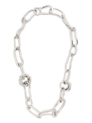 AMBUSH bracelet en argent à détail de chaine