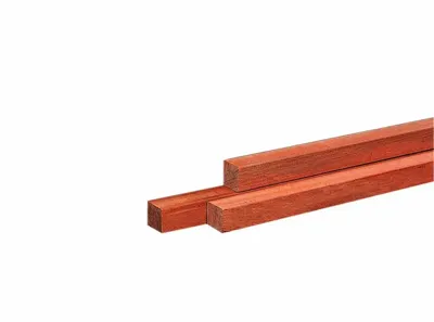 Woodvision AZ Hardhouten paal fijnbezaagd, gepunt 5 x 5 x 150 cm
