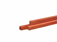 Woodvision AZ Hardhouten paal fijnbezaagd, gepunt 5 x 5 x 150 cm
