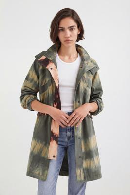 Parka met tie-dye - GREEN - S