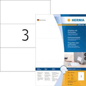 HERMA 4664 printeretiket Wit Zelfklevend printerlabel