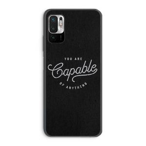 Capable: Xiaomi Redmi Note 10 5G Transparant Hoesje