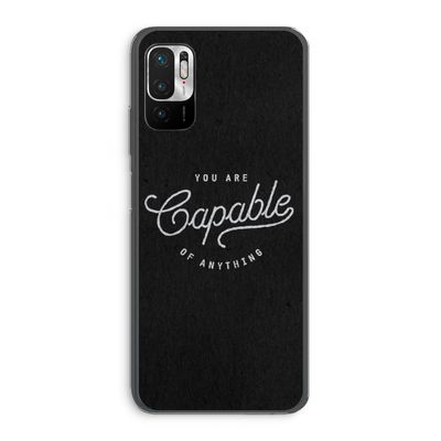 Capable: Xiaomi Redmi Note 10 5G Transparant Hoesje