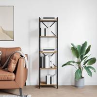 Boekenkast artisanaal eikenkleurig 40 x 30 x 153 cm